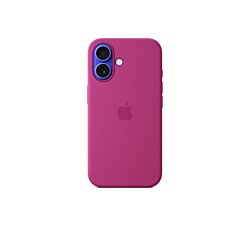 Apple iPhone 16 Silicone Case with MagSafe MYY53ZM/A - Fuchsia