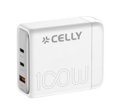 Celly Punjač PS3GAN100W WH