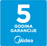 Midea - 5 godina garancije